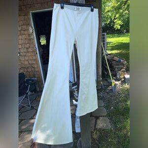 We The Free Penny Pull on Bell Bottom White Jeans